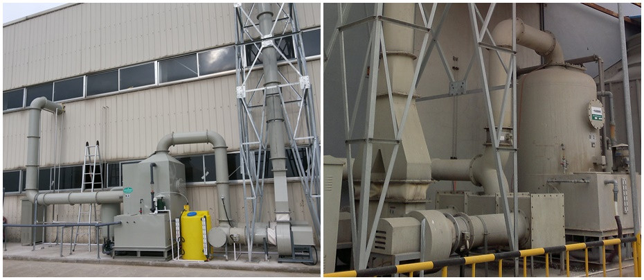 скруббер для сжигания силана